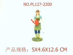 Farmernő figura 12,6 cm