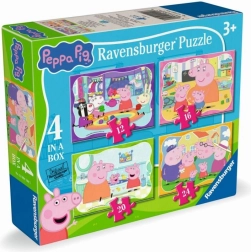 Puzzle 4 az 1-ben Peppa Malac