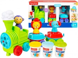Fisher-Price gyurmas vonat, 3 szín