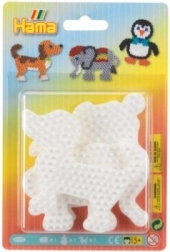 Hama vasalható gyöngyök alátétek - Elefánt, Pingvin és Kutyus