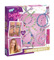 TOTUM Design & Shine barátságkarkötő-készítő kreatív készlet