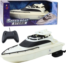 Távirányítású motorcsónak RC Speed Boat Storm fekete-fehér