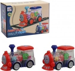 Fogaskerekes Mozdony Fénnyel, Elemmel