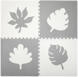 MoMi FELI habszivacs kirakós játékszőnyeg, szürke