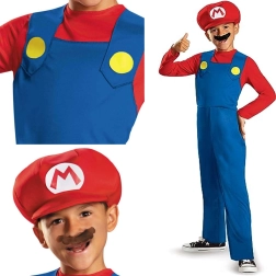 Super Mario gyermekjelmez 4–6 éves gyermekek számára