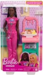 Barbie gyerekorvos sötét hajjal