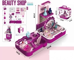 Sminkes bőrönd toalettasztallal lányoknak