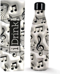 Fehér MUSIC termoszpalack 500 ml