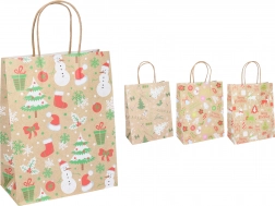 Ajándéktáska M Karácsony 21 × 27 × 11 cm