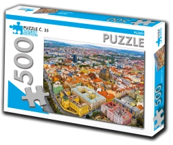 Puzzle Plzeň 500 darab turisztikai kiadás