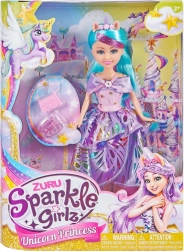 SPARKLE GIRLZ Unikornis hercegnő baba 26,5 cm