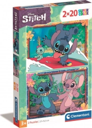 CLEMENTONI Puzzle Stitch 2x20 darab