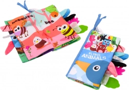 Puha könyv Állatok Repülő madarak Zizegő színek