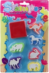 Állatos bélyegzőkészlet párnával