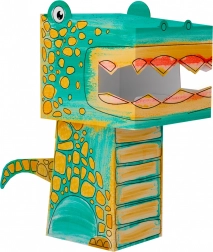 Papír 3D színezős összeállító – macska – Tyrannosaurus