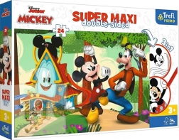 Puzzle Super Maxi 24 darab Vidám házikó és barátok MICKEY