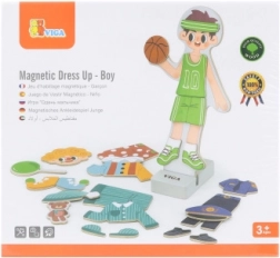 VIGA mágneses öltöztető készlet – fiú