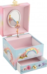 GOKI zenélő ékszerdoboz – Szivárványvilág, A hattyúk tava dallammal