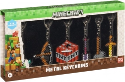Minecraft fémből készült medál 6 darab Deluxe csomagolásban