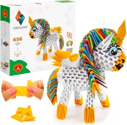 ALEXANDER 3D origami – egyszarvú, 656 elem