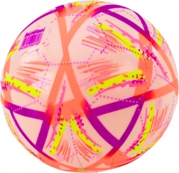 Narancssárga mintás gumilabda, csíkos, 24 cm