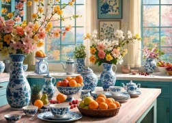 Cherry Pazzi puzzle Reggel a konyhámban 2000 darab