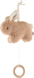 Függeszthető zenélő játék nyuszi fa gyűrűvel