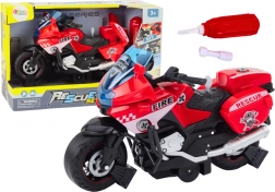 DIY mentő kerékpár fény hangok piros