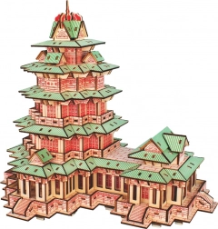 Woodcraft fa 3D puzzle – Yuejiang torony