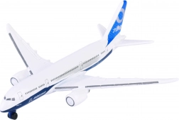 Fém személyszállító repülőgép BOEING 787-9 fehér 10 cm – Majorette Airport