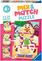 Ravensburger puzzle Mix & Match: barátaim a farmáról 3×24 darab