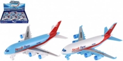 műanyag tehetetlenségi meghajtású utasszállító repülő 16 cm – 6 darabos készlet, 2 szín