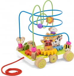 VIGA fa húzogatós labirintus – farm 2 az 1-ben