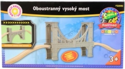 Kétoldalas magas híd gyermek vasutakhoz