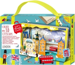3D fa puzzle városi panoráma – London