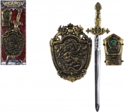 Lovagi Készlet Gyerekeknek Karddal, Védővel és Pajzzsal