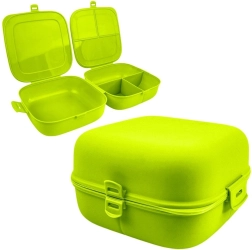 Vilde zöld osztott lunchbox 2×700 ml