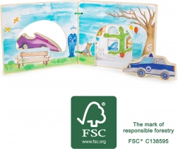 Interaktív Fa Könyv Rendőrség Small Foot