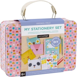 Petit Collage kreatív bőrönd – levélíró készlet állatokkal