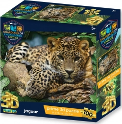 3D puzzle GES – jaguár, 100 darabos