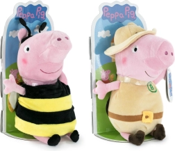 Peppa malac plüss Peppa jelmezben 28 cm