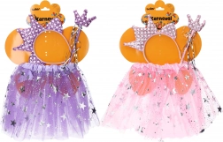 Farsangi készlet – lila tündér