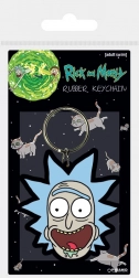 Rick és Morty – Rick őrült mosolya gumis kulcstartó