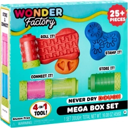 Wonder Factory Soha Nem Száradó Gyurma Mega Doboz Készlet