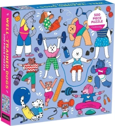 Mudpuppy tornázó kutyák kirakó 500 darab