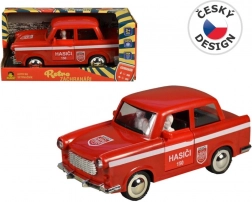 Retro tűzoltóautó lendkerékkel