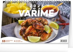 Asztali naptár Főzzünk egyszerűen és gyorsan 2026