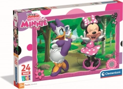 Minnie és Daisy sétán – maxi puzzle, 24 darab