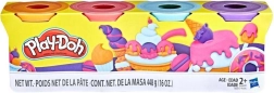 Play-Doh gyurma, 4 tégelyes készlet, 448 g – Sweet