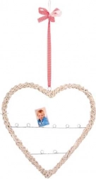 Függeszthető fonott szív fényképekhez Small Foot